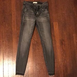 Abercrombie washed black jeans
